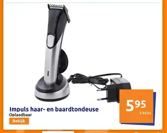 Action Impuls haar- en baardtondeuse aanbieding