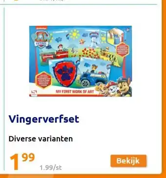 Action Vingerverfset aanbieding