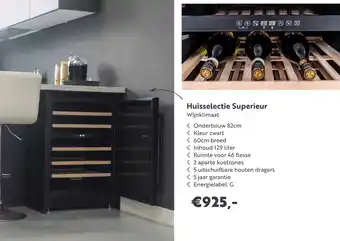 Superkeukens Huisselectie Superieur Wijnklimaat aanbieding