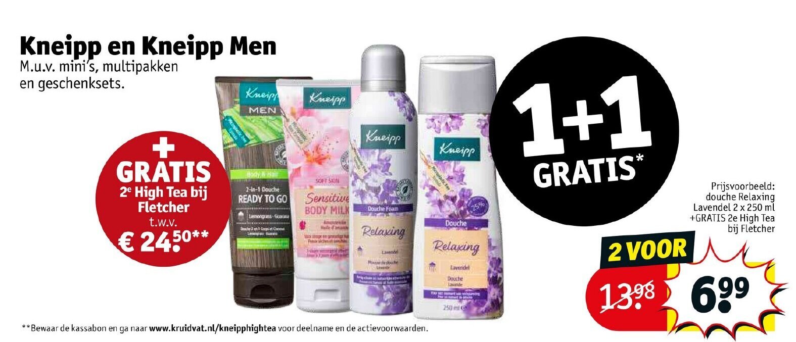 Kneipp en Kneipp Men aanbieding bij Kruidvat