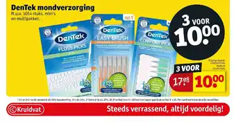 Kruidvat DenTek mondverzorging aanbieding