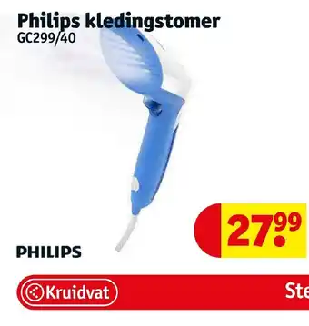 Kruidvat Philips kledingstomer GC299/40 aanbieding