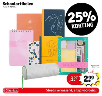 Kruidvat Schoolartikelen aanbieding