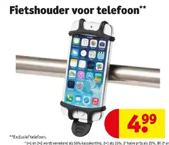 Kruidvat Fietshouder voor telefoon aanbieding