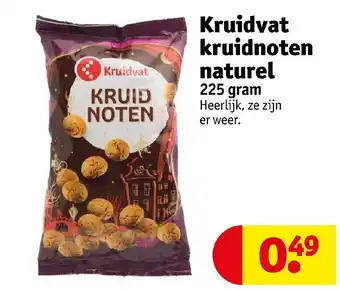 Kruidvat Kruidnoten naturel 225g aanbieding