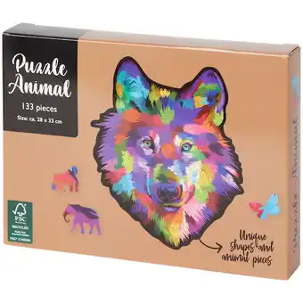 Action Dierenpuzzel aanbieding