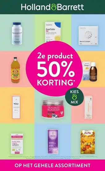 Holland & Barrett Op Het Gehele Assortiment aanbieding