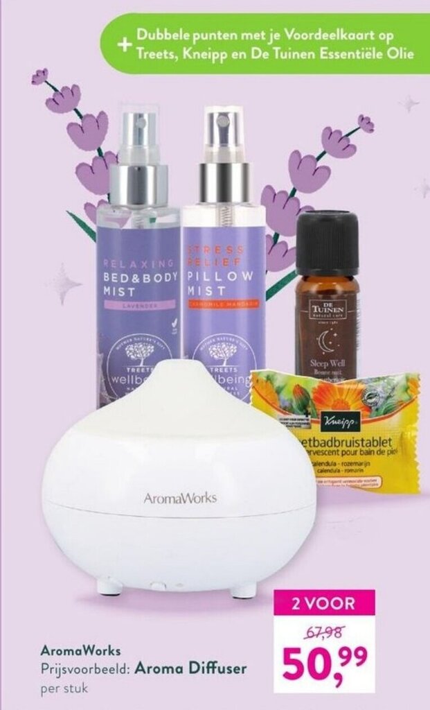 Aroma Diffuser aanbieding bij Holland & Barrett