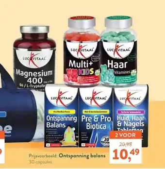 Holland & Barrett Lucovitaal Ontspanning balans 30 capsules aanbieding