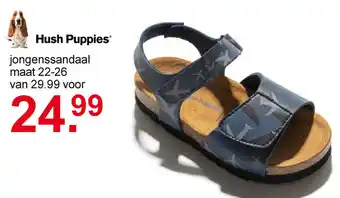 Scapino Hush Puppies jongensandaal mt. 22-26 aanbieding