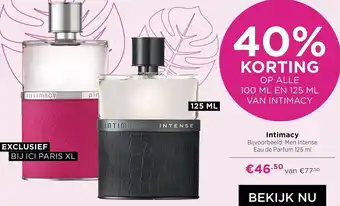 ICI Paris XL Intimacy edp 125ml aanbieding