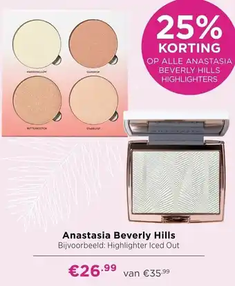 ICI Paris XL Anastasia Beverly Hills Hightlighters aanbieding