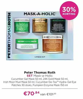 ICI Paris XL Peter Thomas Roth Mask-a-Holic set aanbieding