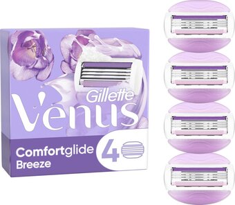 Bol.com Gillette venus comfortglide breeze scheermesjes voor vrouwen - 4 navulmesjes aanbieding