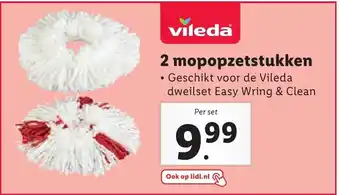 Lidl 2 Mopopzetstukken aanbieding