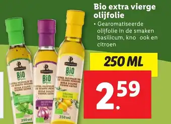 Lidl Bio extra vierge olijfolie 250ml aanbieding