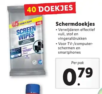 Lidl Schermdoekjes aanbieding