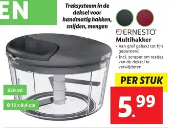 Lidl Multihakker aanbieding