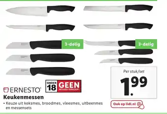 Lidl Keukenmessen aanbieding