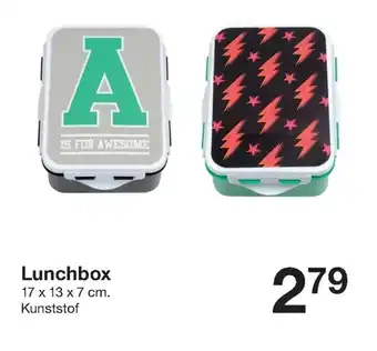 Zeeman Lunchbox 17 x 13 x 7cm aanbieding