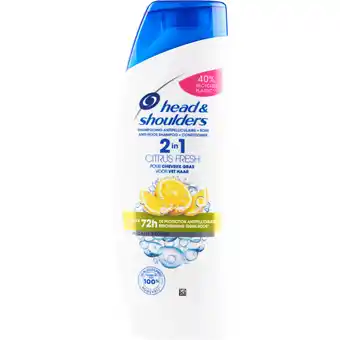 Dekamarkt Head & shoulders shampoo citrus 2 in1 aanbieding