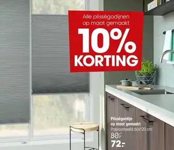 Kwantum Plissegordijn op maat gemaakt aanbieding