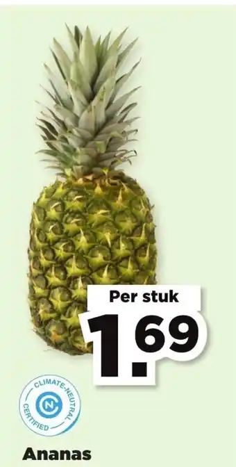 PLUS Ananas aanbieding