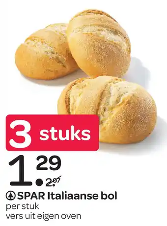 Spar Spar italiaanse bol aanbieding