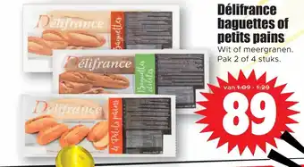 Dirk Delifrance baguettes of petits pains aanbieding