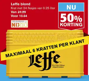 Hoogvliet Leffe blond aanbieding