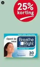 Etos Breathe right" neusstrips 30 stuks aanbieding