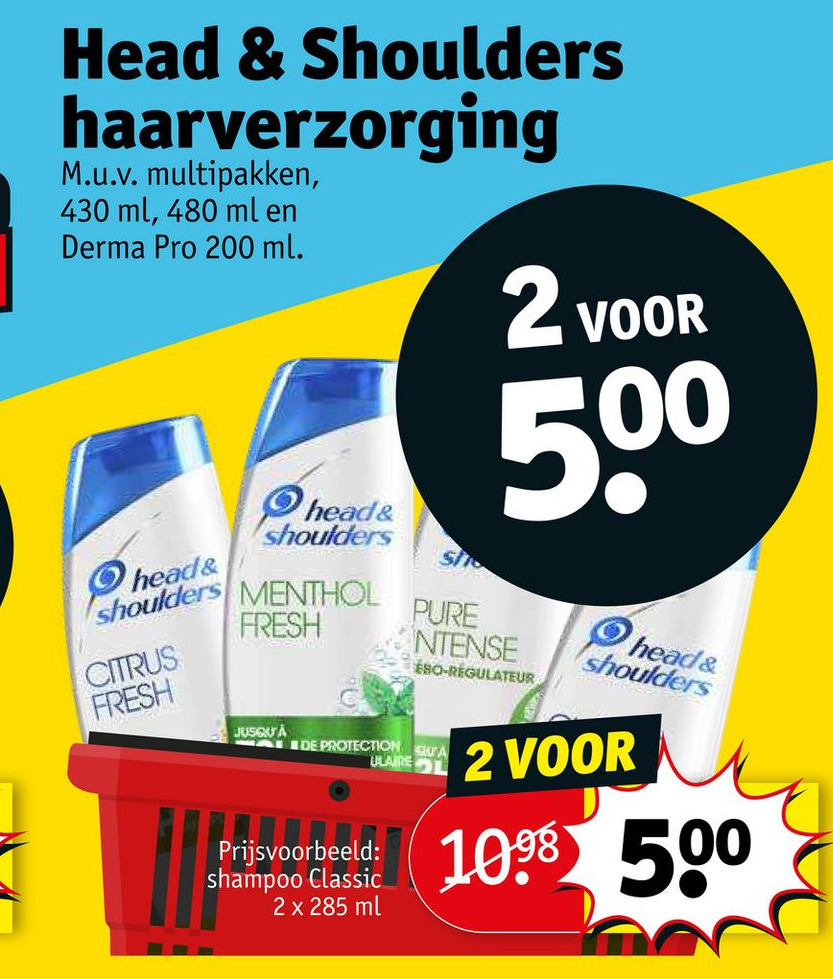 Head & shoulders aanbieding bij Kruidvat