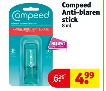 Kruidvat Compeed anti-blaren stick aanbieding