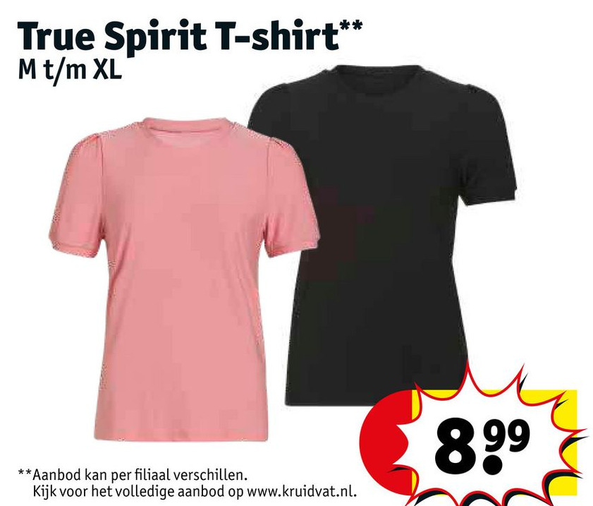 T best sale shirt kruidvat