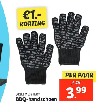 Lidl Grillmeister bbq-handschoen aanbieding