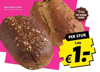 Boni Boni robuust brood aanbieding