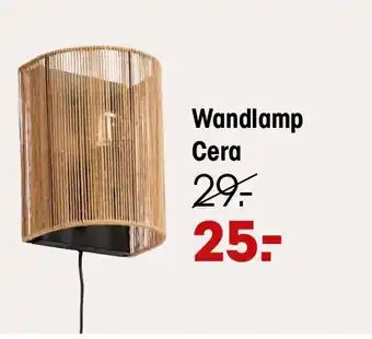 Kwantum Wandlamp Cera aanbieding