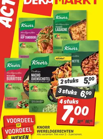 Dekamarkt Knorr Wereldgerechten 2 stuks aanbieding