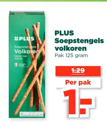 PLUS Plus soepstengels volkoren aanbieding