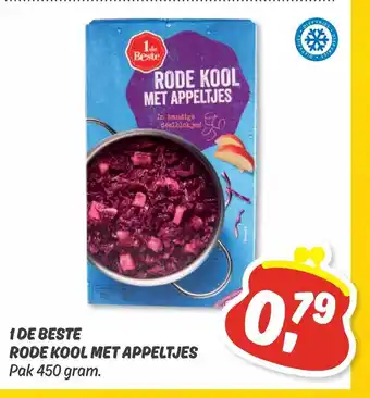 Dekamarkt 1 De Beste Rode Kool Met Appeltjes pak 450 gram aanbieding