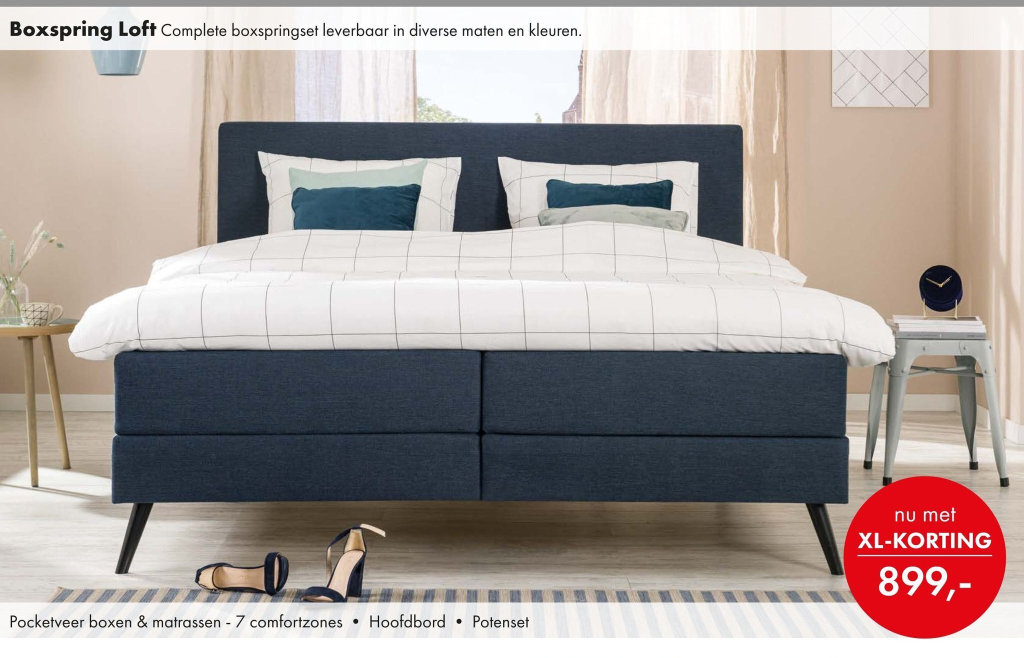 Boxspring loft aanbieding bij Woonsquare