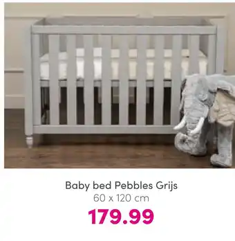 Baby & Tiener Baby bed pebbles grijs aanbieding