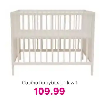 Baby & Tiener Cabino babybox jack wit aanbieding