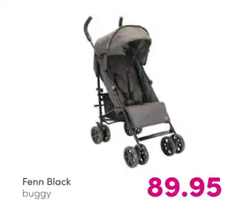 Baby & Tiener Fenn black buggy aanbieding