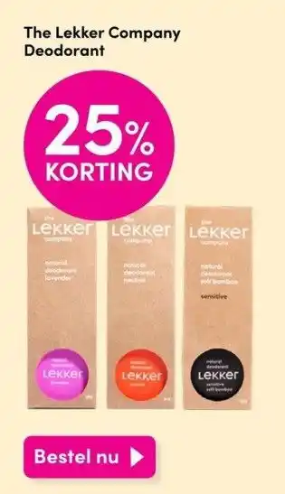 DA The lekker company deodorant aanbieding