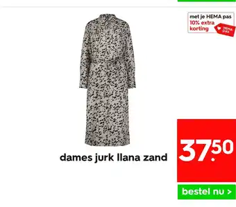 HEMA Dames jurk ilana zand aanbieding