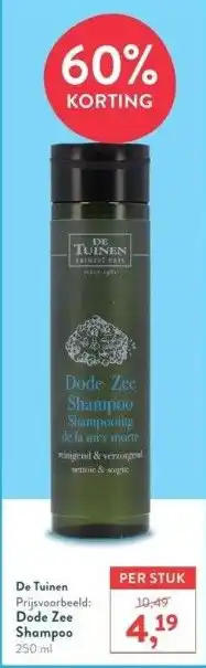 Holland & Barrett Dode zee shampoo aanbieding