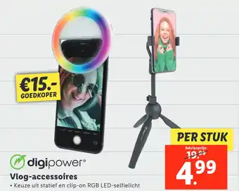 Lidl Digipower® vlog-accessoires aanbieding