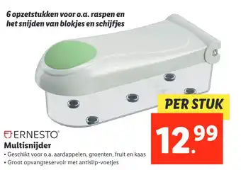 Lidl Ernesto multisnijder aanbieding