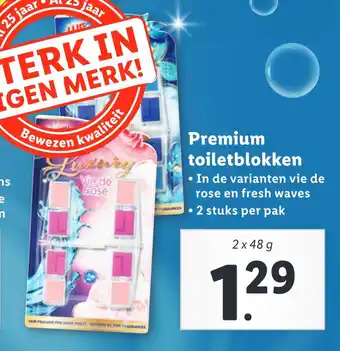 Lidl Premium toiletblokken aanbieding